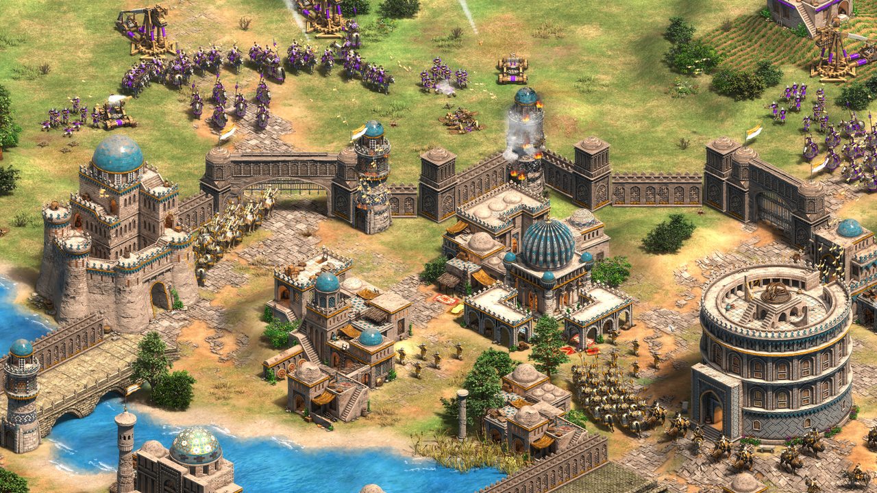 A walled city by the sea