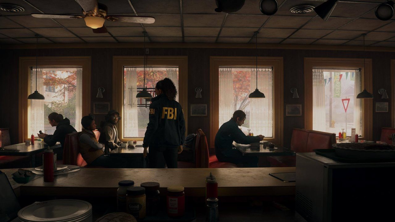 An FBI agent in a small-town diner