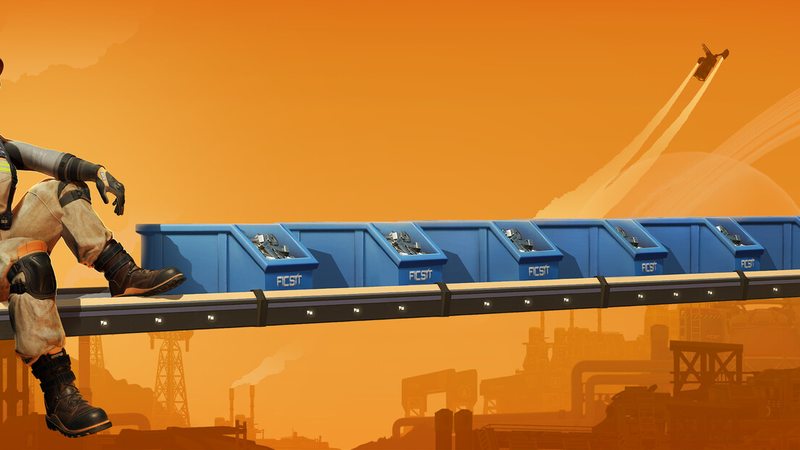 Satisfactory key art