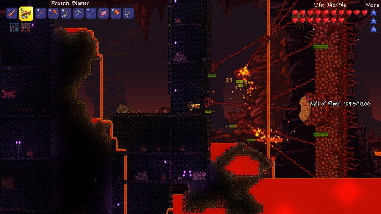 A fiery underground layer
